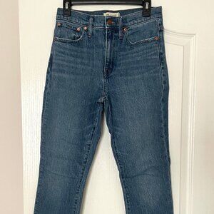Madewell High Rise Slim Boy Jean Size 25